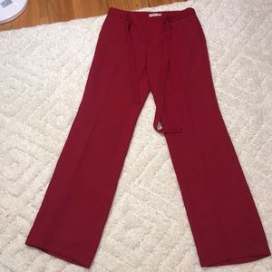 Red pants banana republic